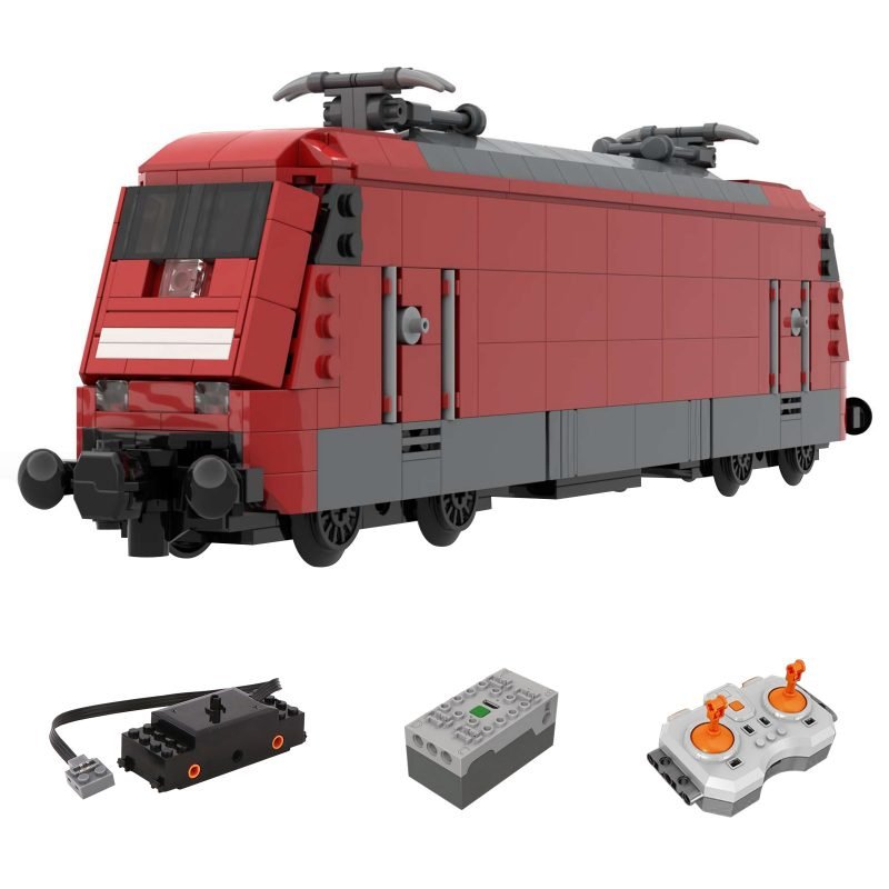 Custom MOC-78330 DB BR 101 - Electric Locomotive 6-wide 708 Parts Toys Gift