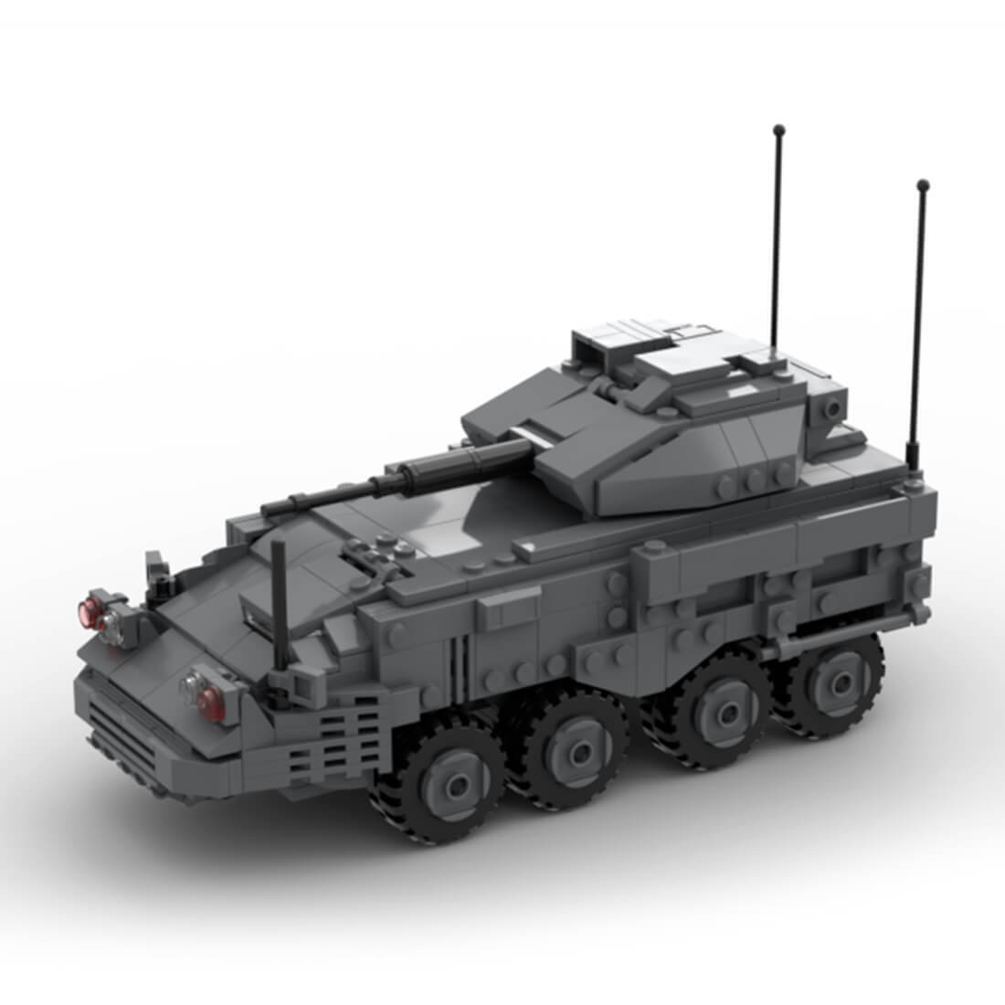 Custom MOC-114159 Military Tank Model 485 Parts Kids Gift for Christmas-ZITIANYOUBUILD