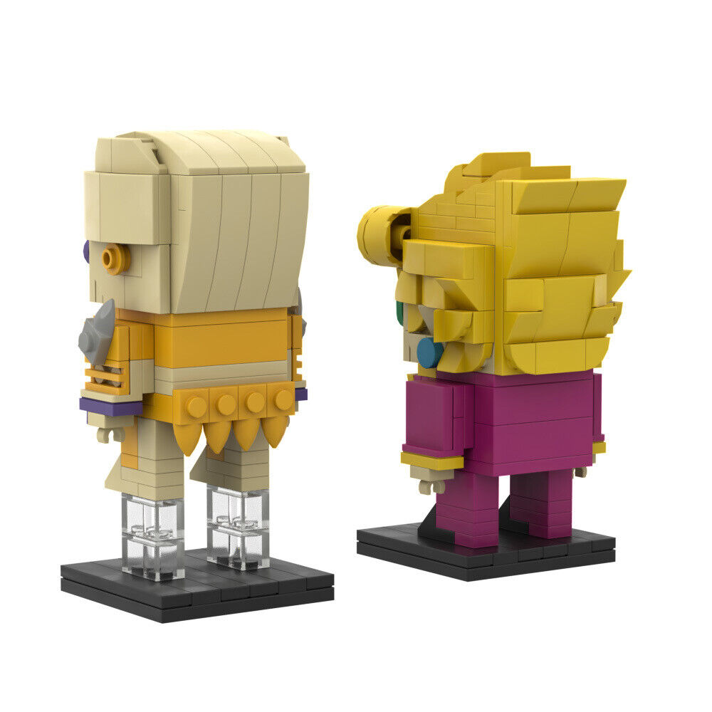 Custom MOC: C7796 Gold Experience Requiem Giorno Giubana Model 333 Parts-ZITIANYOUBUILD