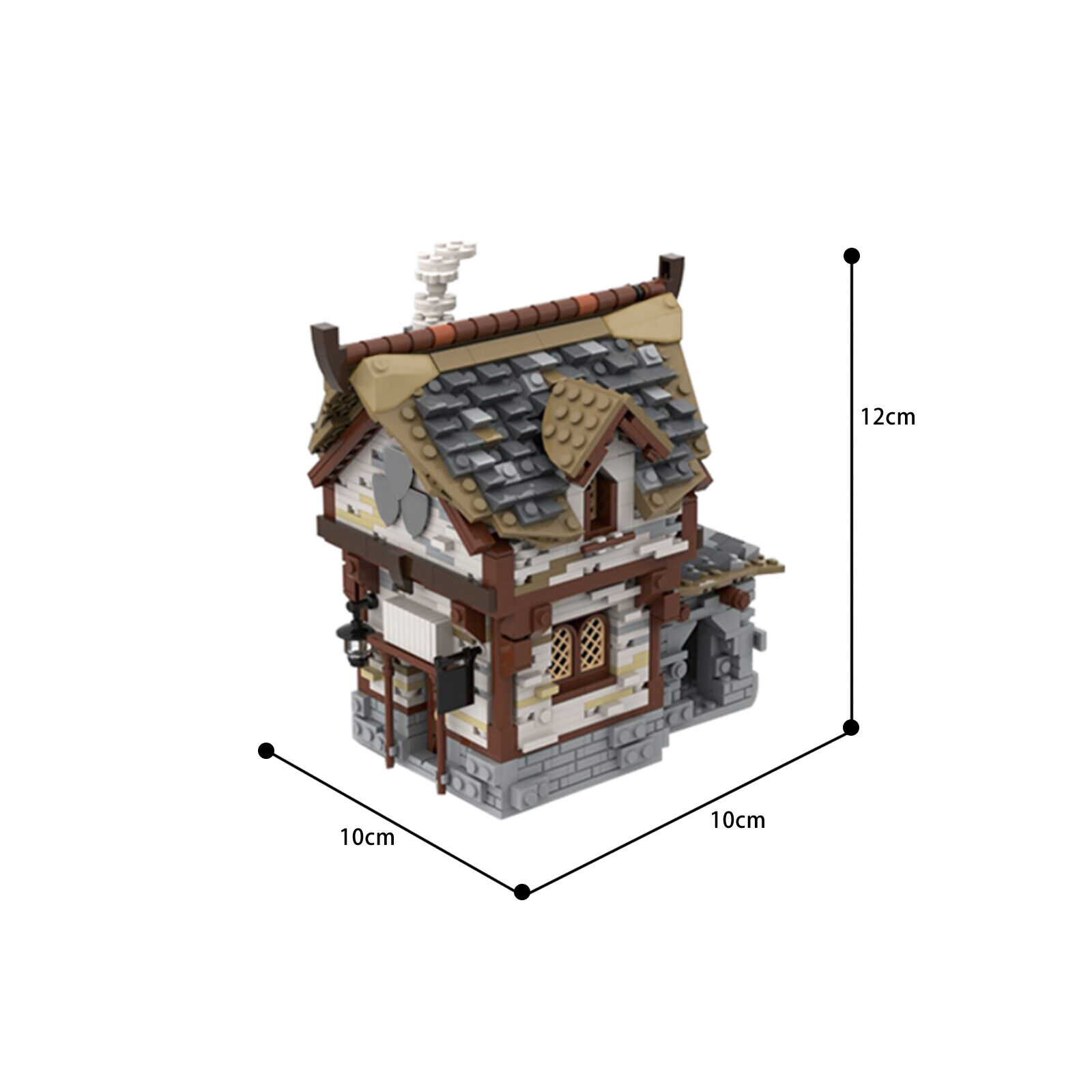 Medieval guard tower near forest. Generate Ai