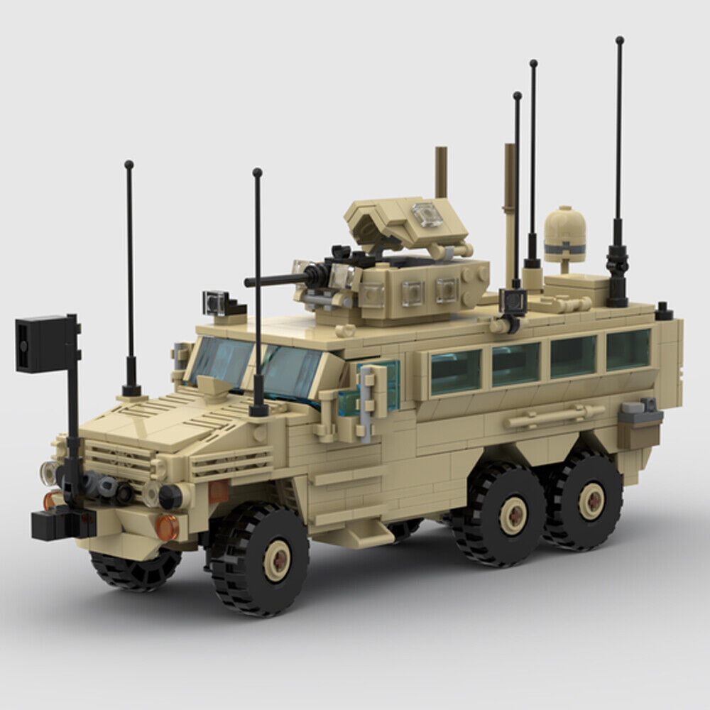 MOC-133158 RG-33L Mine-resistant Light Armored Vehicle 1:35 Scale 808 Parts-ZITIANYOUBUILD