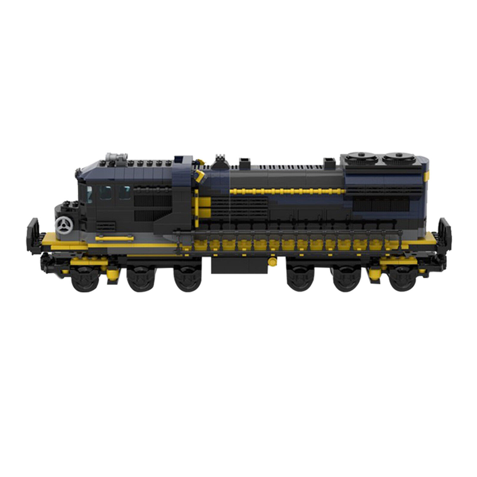 C7298 Train Engine Version Model Building Toys Set for Adults 595 Parts-ZITIANYOUBUILD