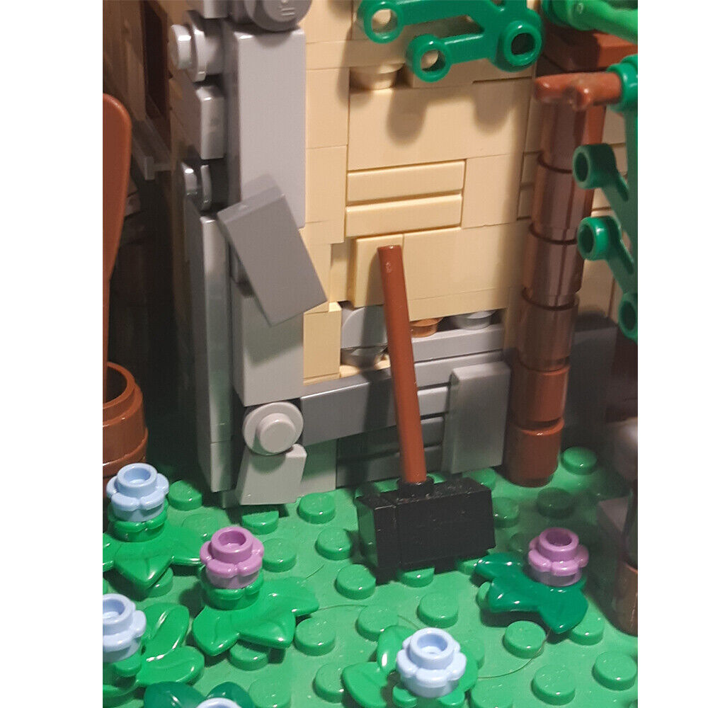 MOC-129936 Link's House with Interior & Removable Roof from Game 1648 Parts-ZITIANYOUBUILD