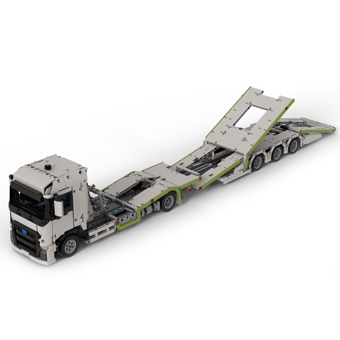 Custom MOC-71915 F-Max CAB Truck Transporter (2012 Parts) Toys Gift