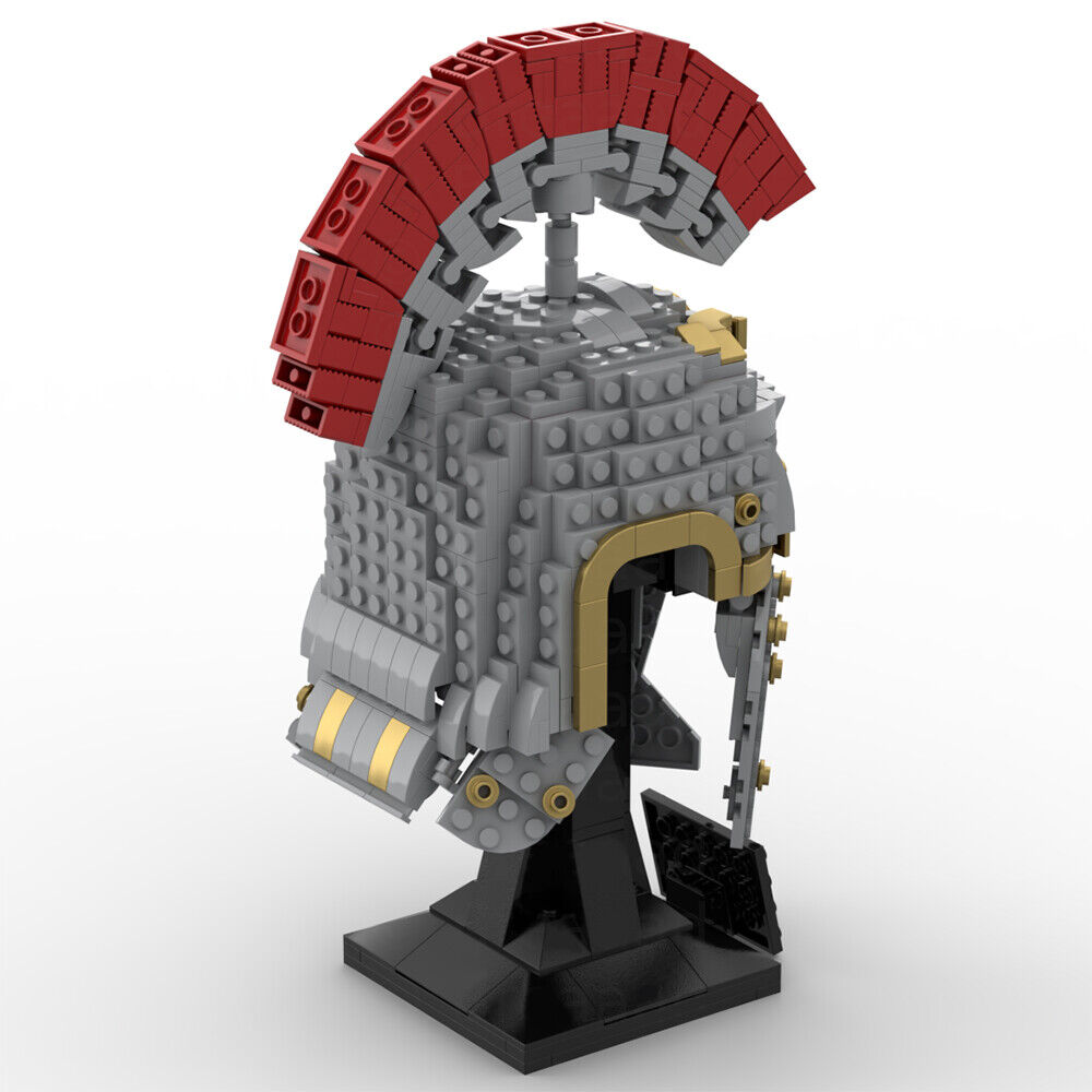 C7598 Roman Centurion Helmet Collection with Plaque Building Toys Set 568 Parts-ZITIANYOUBUILD