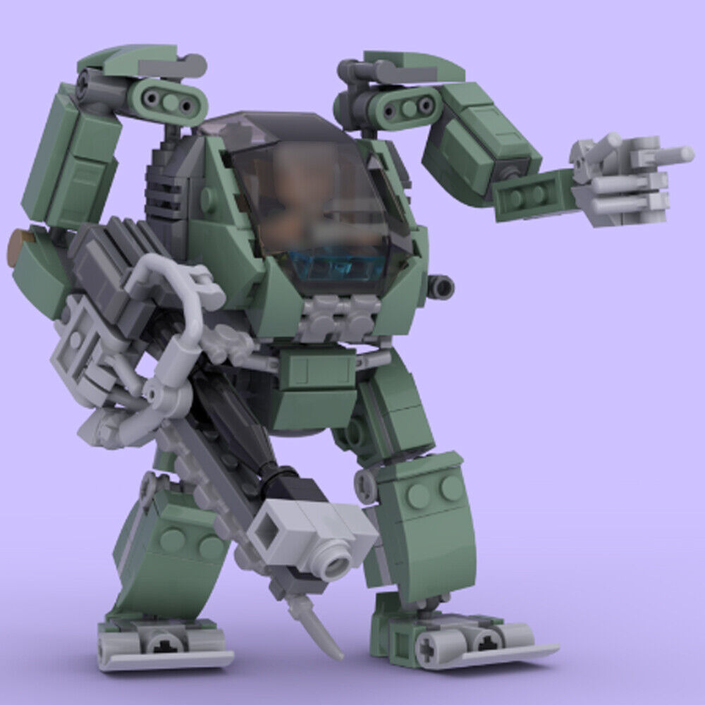 MOC-137288 Amplified Mobility Platform AMP SUIT Model with Weapon 364 Parts-ZITIANYOUBUILD