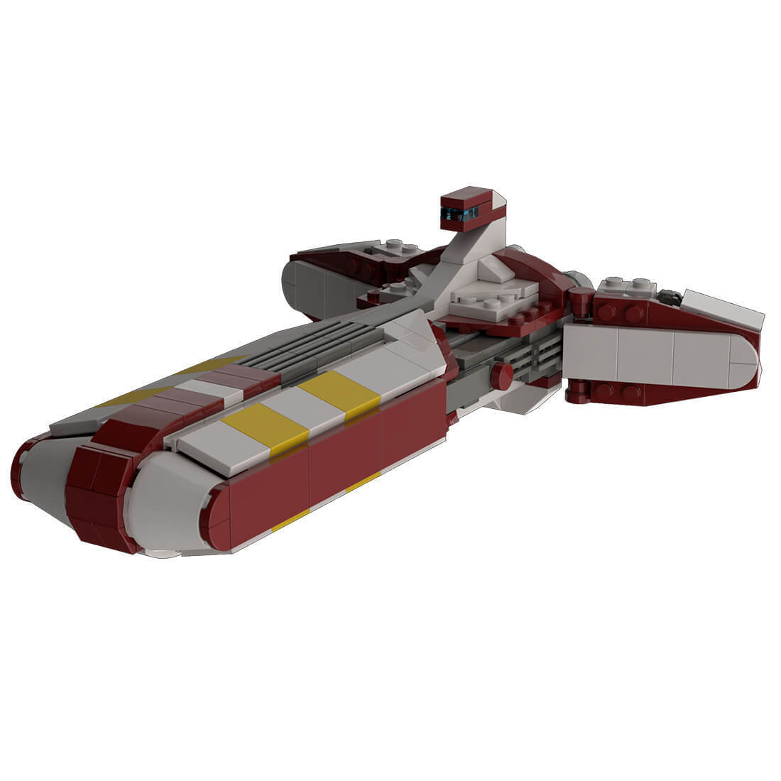 Custom MOC-93460 Pelta Class Frigate 400 Parts Kids Gift for Christmas-ZITIANYOUBUILD