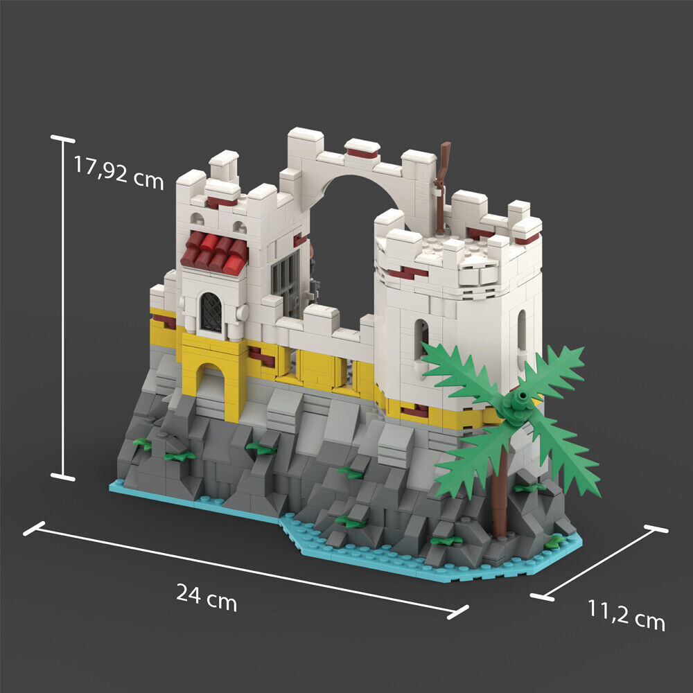 MOC-155822 6259 Remake: Small Jail Cell and Tower for Pirates Theme 726 Parts-ZITIANYOUBUILD