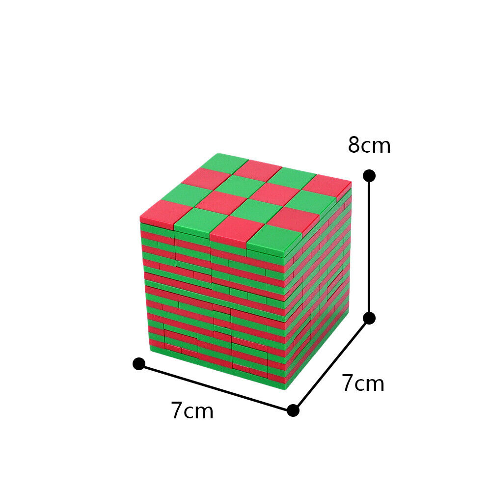 Custom MOC: C7591 Christmas Puzzle Box Decrypt Box Model 253 Parts-ZITIANYOUBUILD