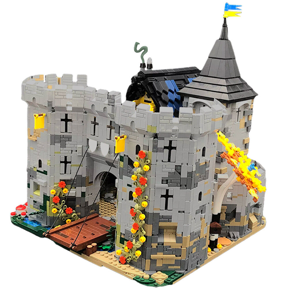 ZITIANYOUBUILD Custom MOC: C807202 Medieval Fortress Castle Model 5812 Parts-ZITIANYOUBUILD
