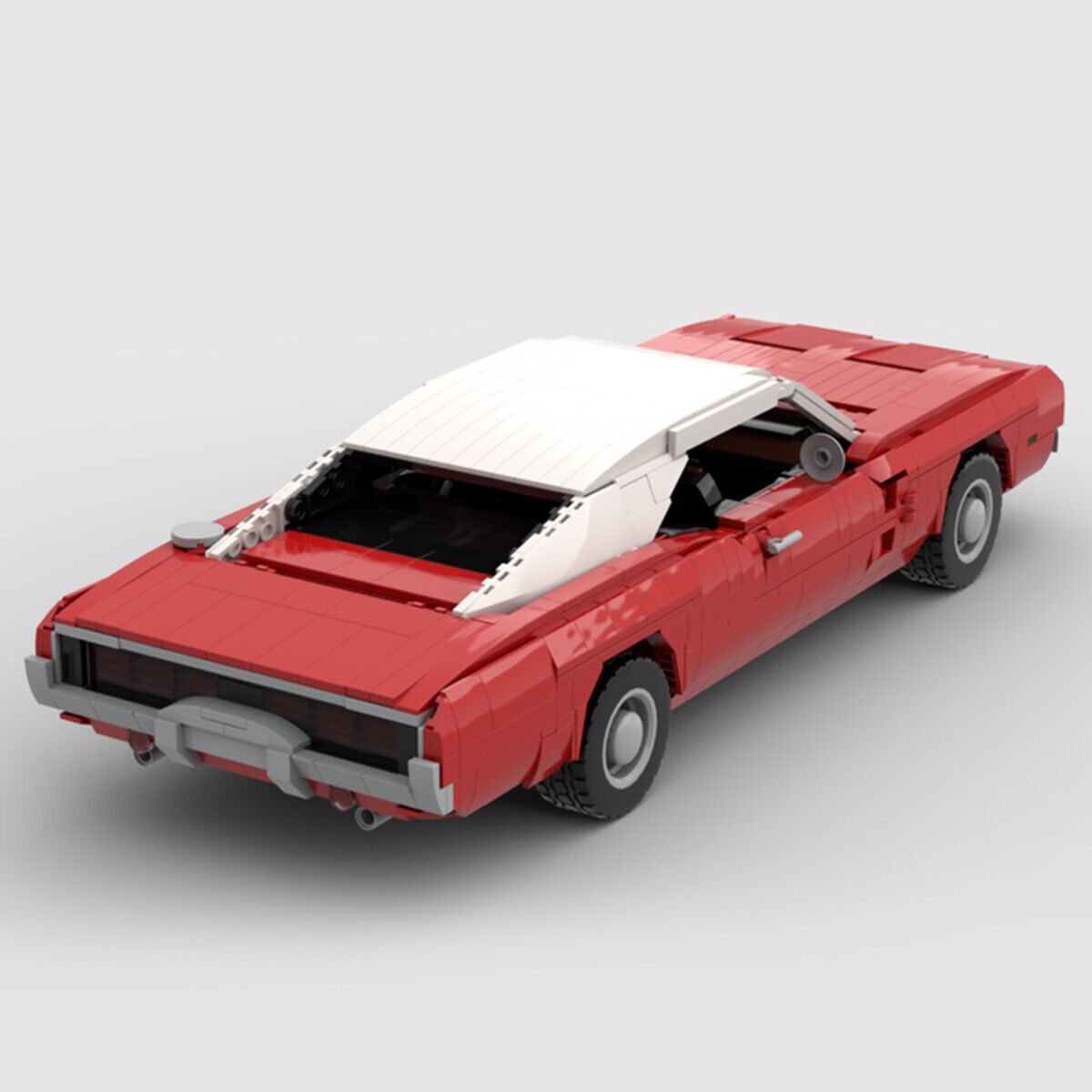 C4541 1615 Parts Car with Openable Doors, Hood & Trunk and Interio-ZITIANYOUBUILD