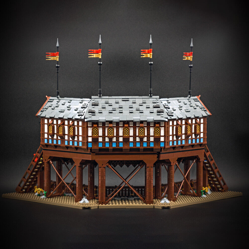 MOC-152408 Medieval Tournament Grounds Model for Castle Collection 3186 Parts-ZITIANYOUBUILD
