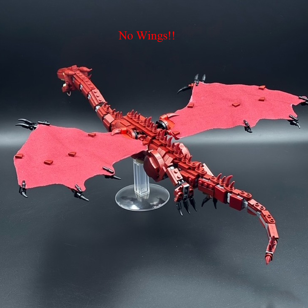 MOC-220038 Smaug Dragon with Full Articulation 806 Pieces