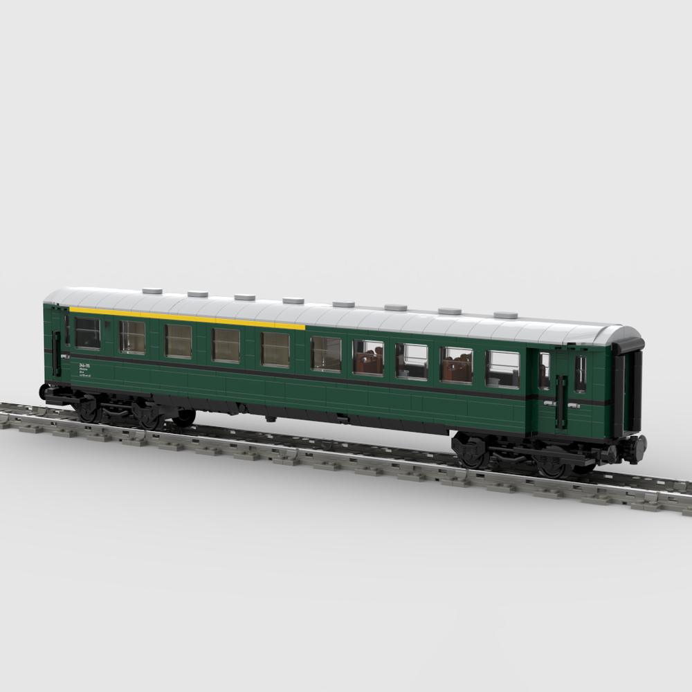 Custom MOC-183351 The Coach AB4ümle Era III Of The Deutsche Reichsbahn 909 PCS