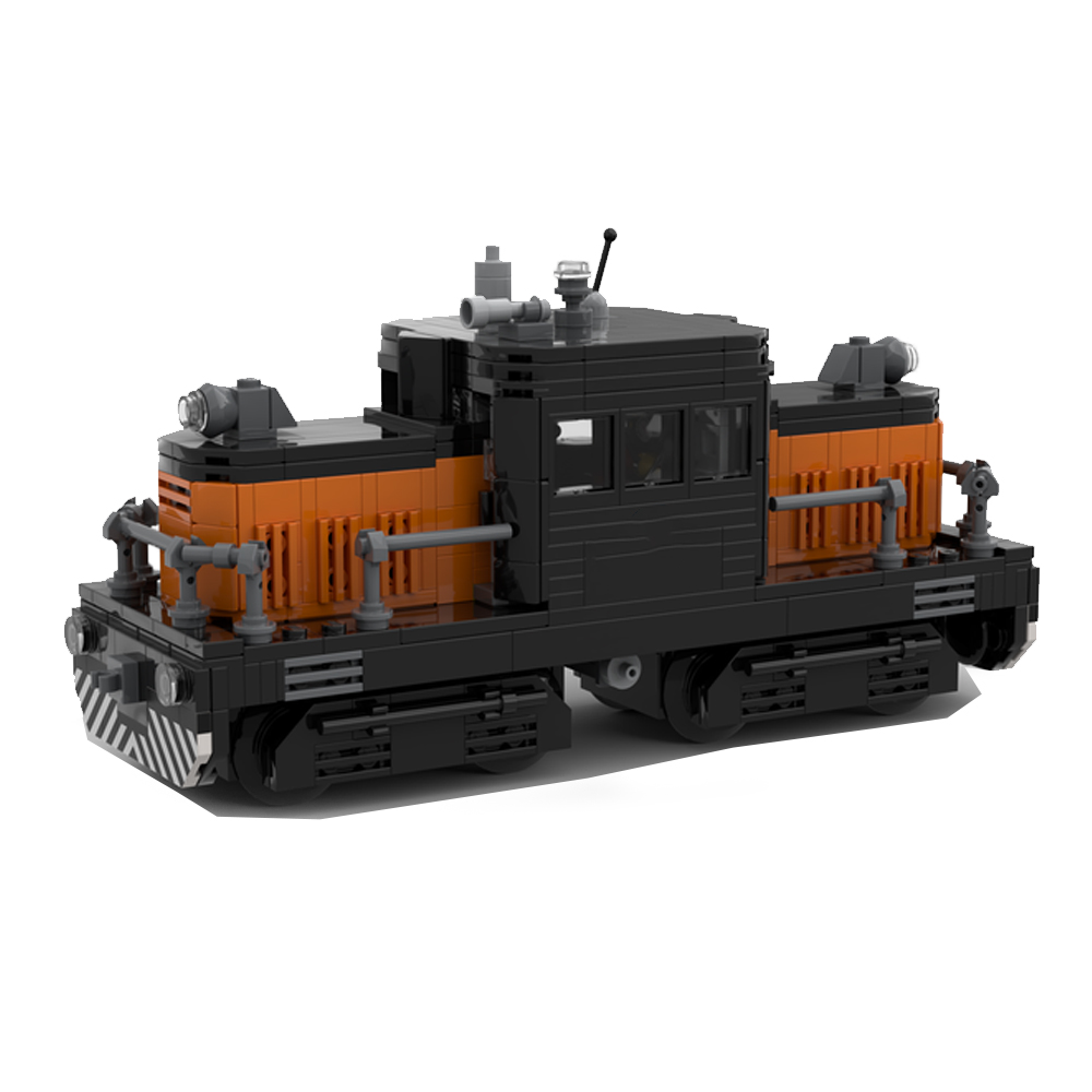 MOC-221467 Porter 50 Tonner, an Eastern United States Switcher Locomotive 659 Pieces