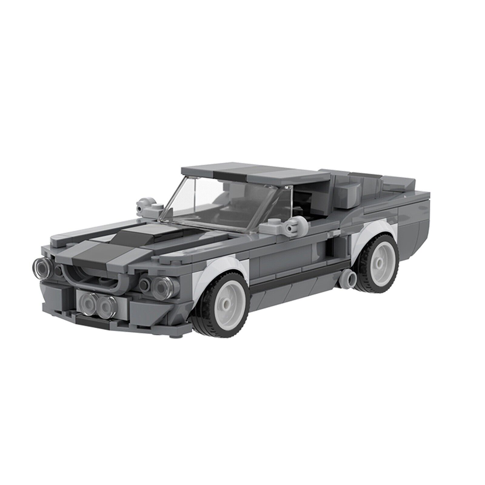 Custom MOC:MOC-57356 Muscle Car GT500 Sports Car Toys Set Gift for Christmas-ZITIANYOUBUILD