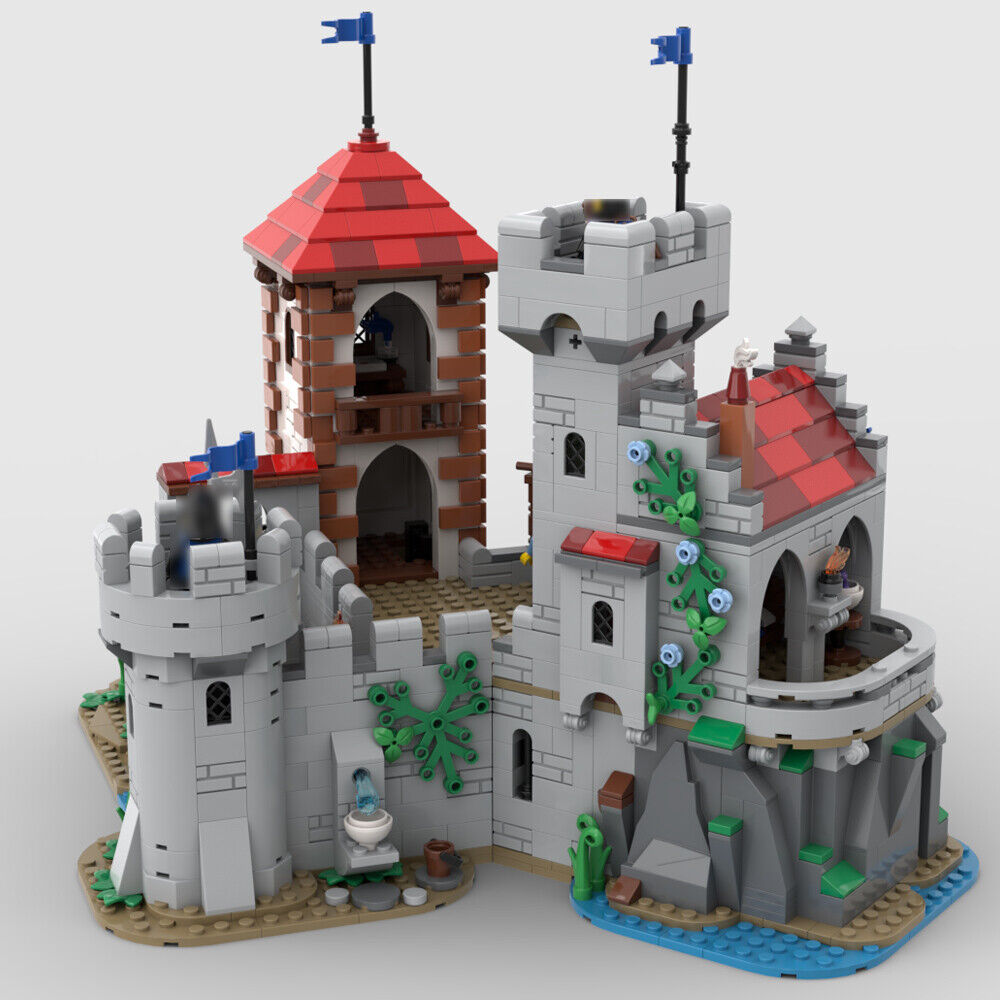 MOC-150482 Odd Castle by the Sea, Castle Keep Modular Building 1527 Parts-ZITIANYOUBUILD