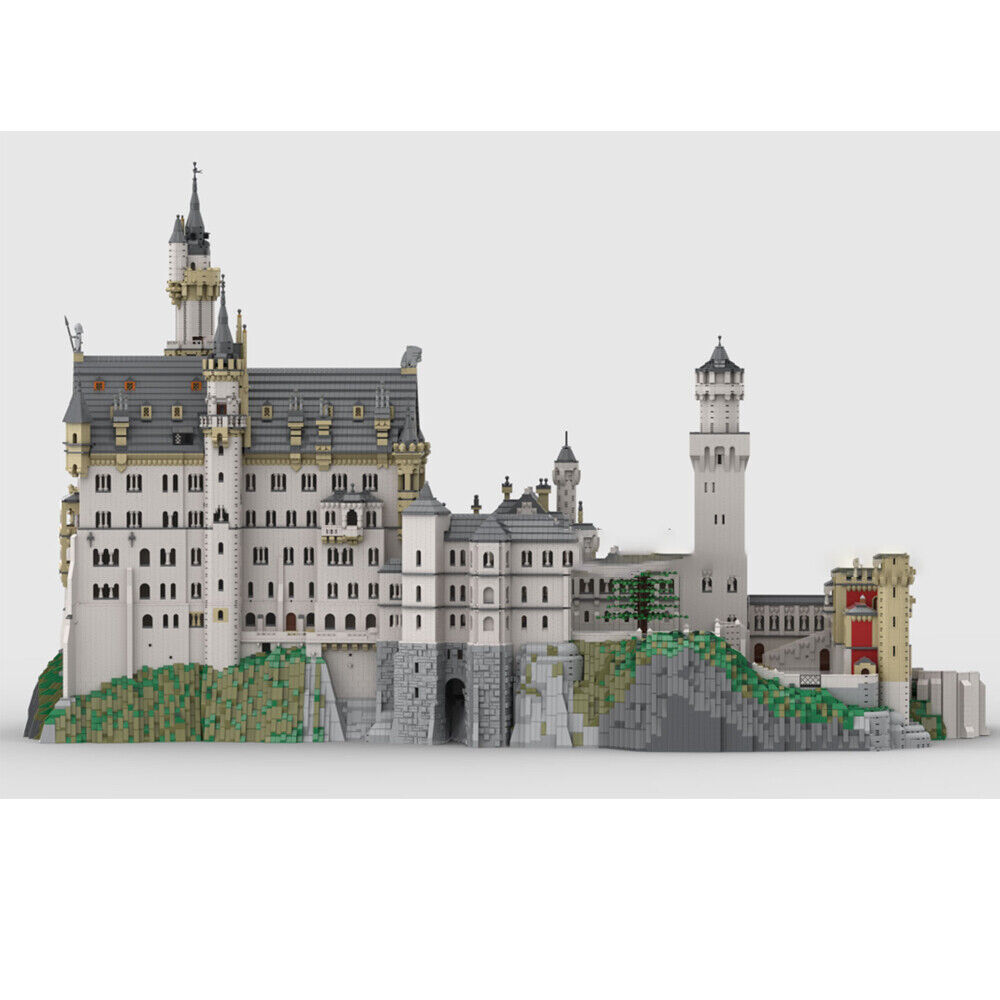 MOC-123380 A 19th-century Historicist Palace Castle on a Rugged Hill 57493 Parts-ZITIANYOUBUILD