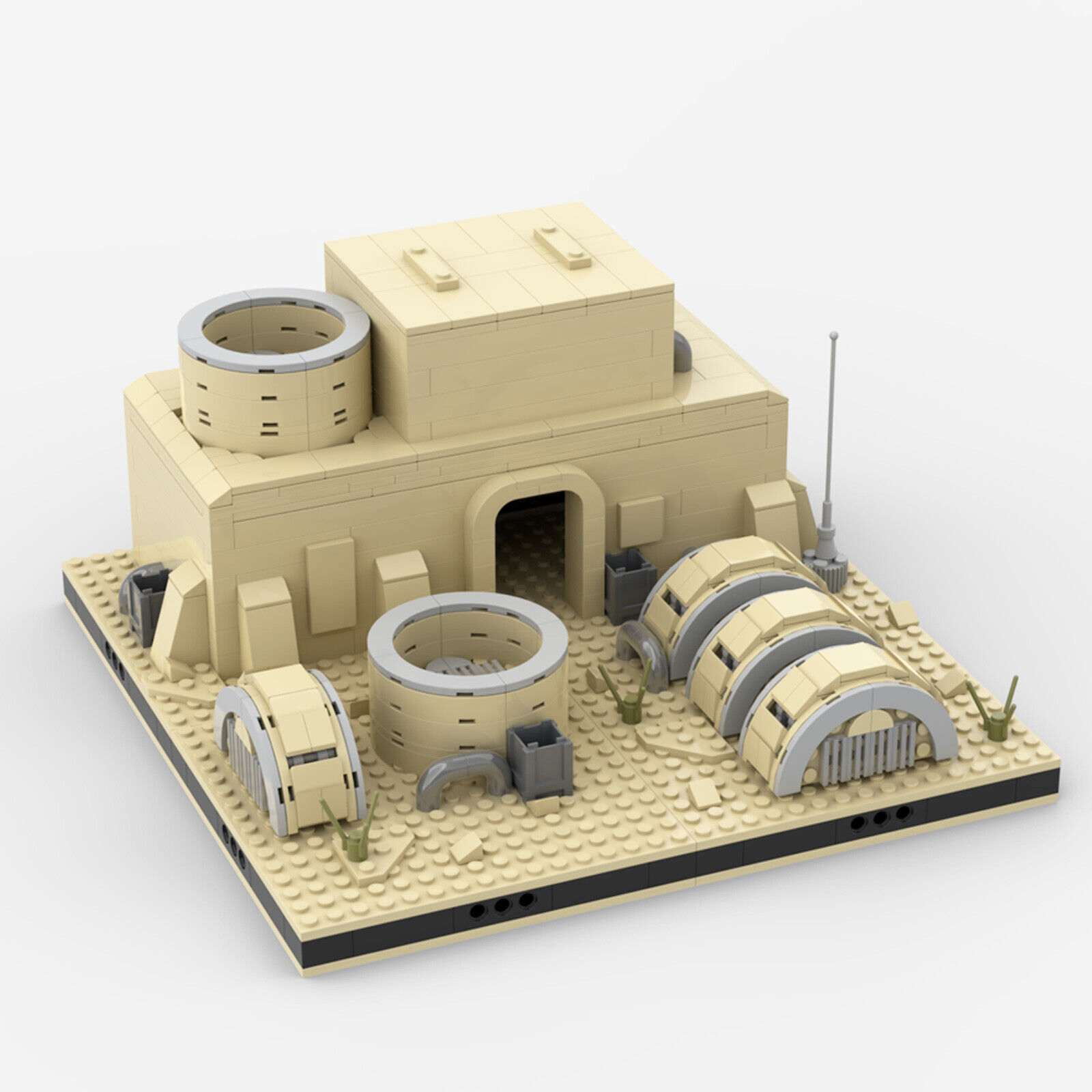 C6105 Modular Building: Power Station on Tatooine Desert 752 Parts-ZITIANYOUBUILD