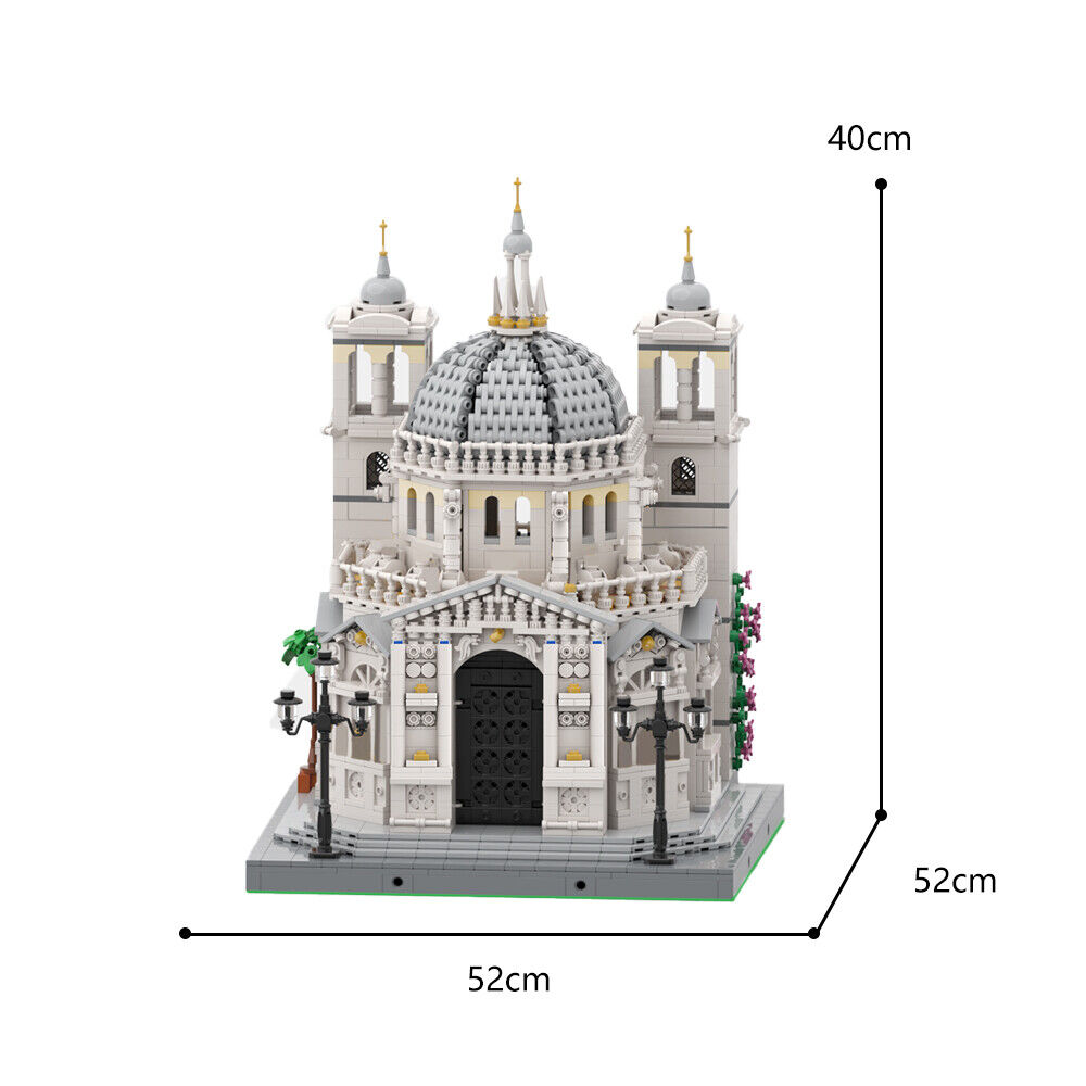C9354 Santa Maria Della Salute Church Modular Baroque Building 4077 Parts-ZITIANYOUBUILD
