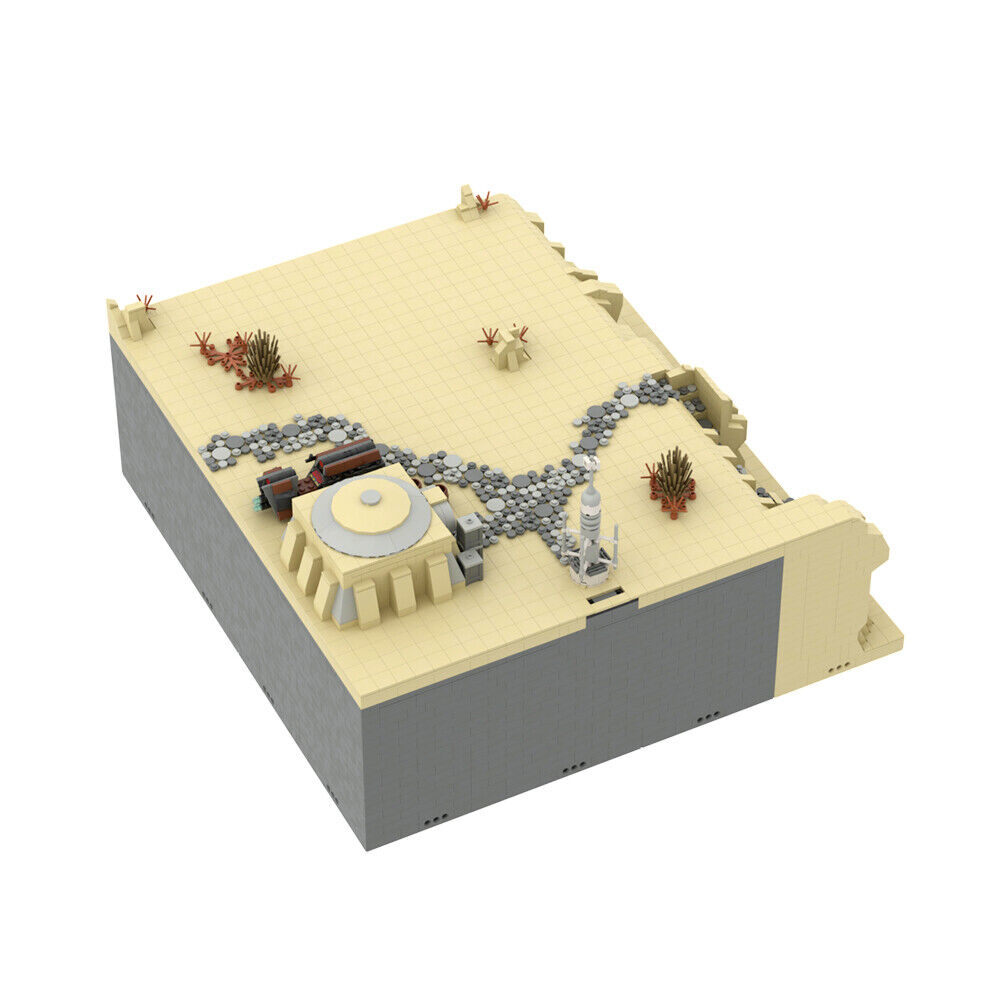 C5985 Modular Secret Base on Tatooine Model Building Toys 7325 Parts-ZITIANYOUBUILD