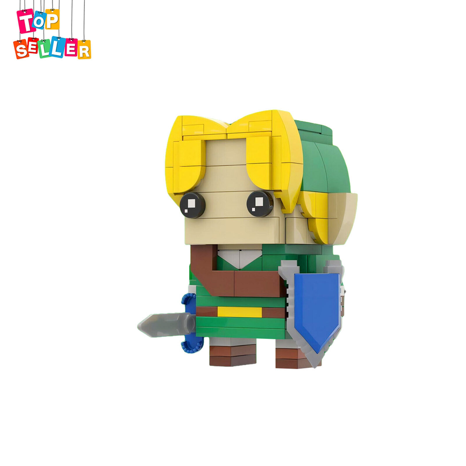 MOC-62351 Game Protagonist: Link Model from Game Ze|da 155 Parts Creative Toys-ZITIANYOUBUILD