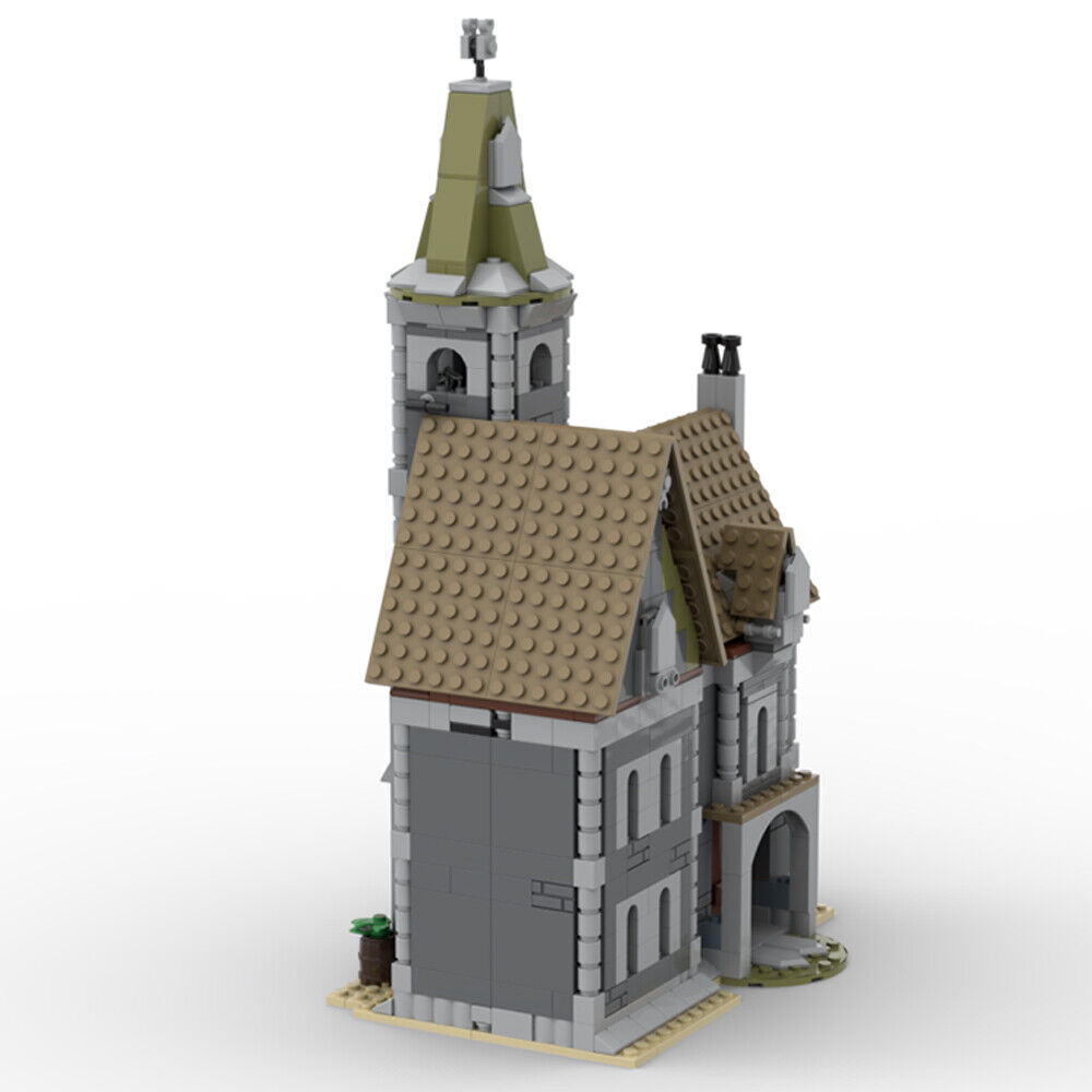 MOC-151435 Gothic Style Haunted House Manor Model with Full Interior 1082 Parts-ZITIANYOUBUILD
