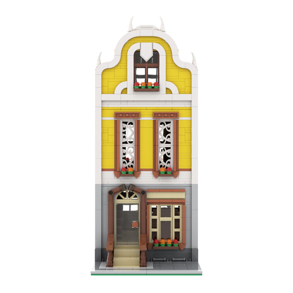 MOC-56778 Modular Townhouse Model Building Toys Set for Christmas 1348 Parts-ZITIANYOUBUILD