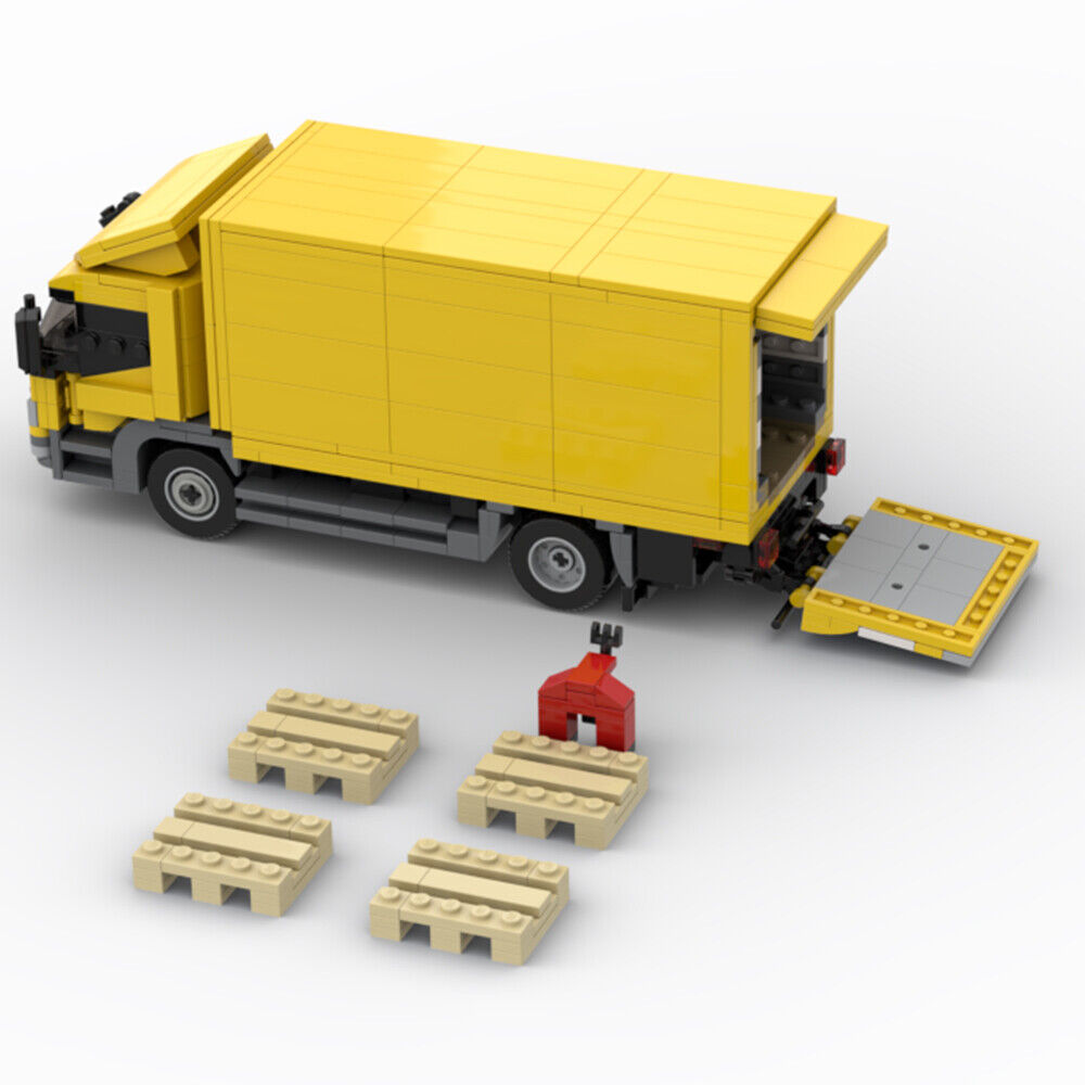 MOC-102534 Fully Playable and Functional Transport Truck Model Yellow 783 Parts-ZITIANYOUBUILD