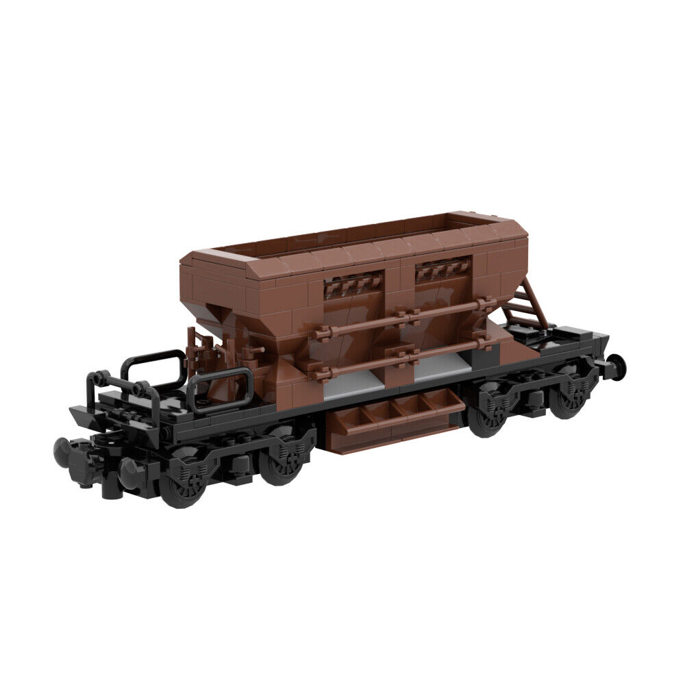 Custom MOC: C7691 Freight Wagon Gravel Side Dumper Wagon 310 Parts-ZITIANYOUBUILD