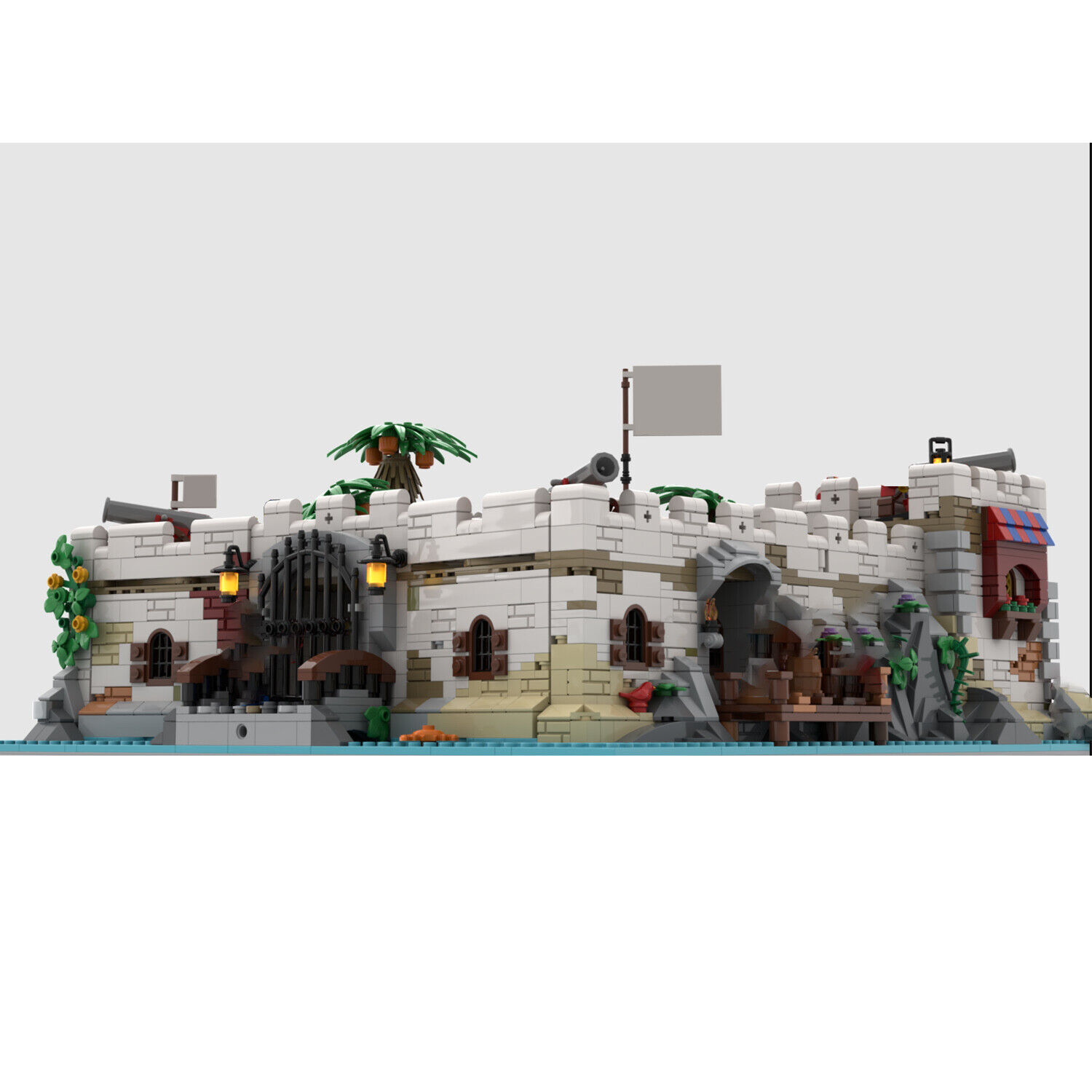 MOC-145726 Modular Building Soldier' s Fortress Defensive Base 3382 Parts-ZITIANYOUBUILD