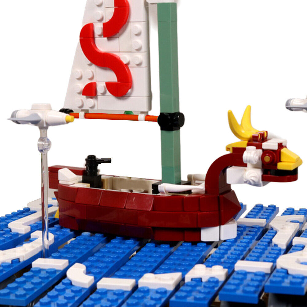 Custom MOC: C7999 Adventure on the Great Sea Model 731 Parts from Game-ZITIANYOUBUILD