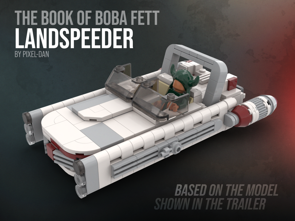 MOC-98172 MAJORDOMOS LANDSPEEDER 350 pieces