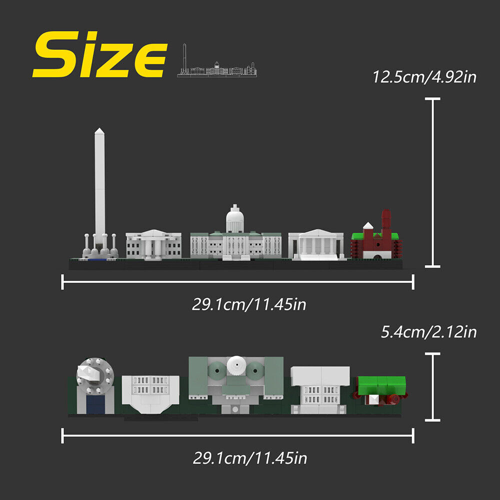 C7539 5-in-1 Skyline Architecture Modular Castle 278 Parts | for Collection-ZITIANYOUBUILD
