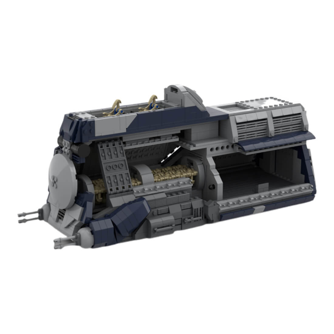 Custom MOC-106325 Tech Multi-troop transporters Vehicle Model 1866PCS