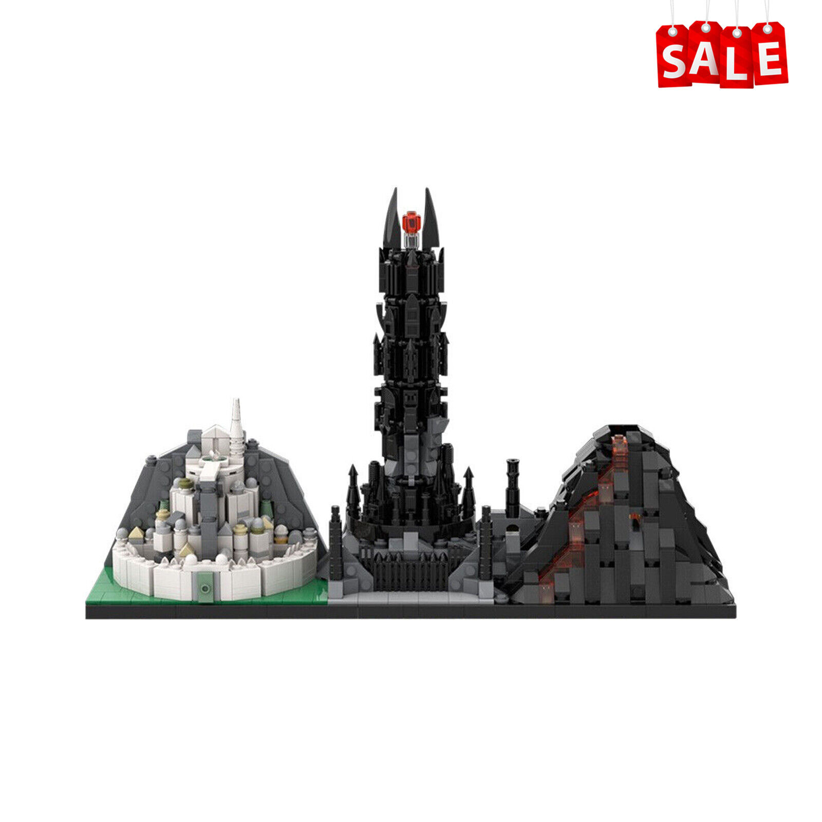 ZITIANYOUBUILD Custom MOC: C4730 Mountain Villa and Iron Tower Model 1039 Parts-ZITIANYOUBUILD