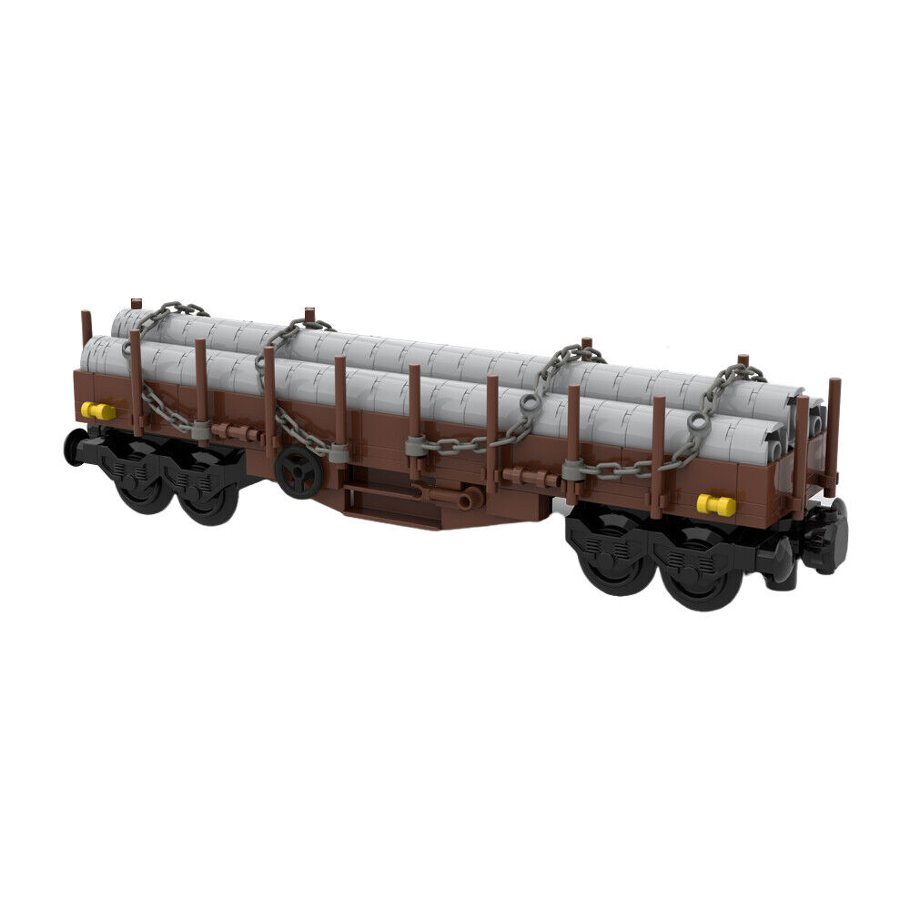 ZITIANYOUBUILD Custom MOC: C6177 Flatbed Wagon Freight Wagon Model 248 Parts-ZITIANYOUBUILD