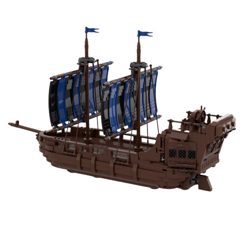 MOC-98938 Medieval Style Ship Boat Pirate Ship Building Toys Set 1320 Parts-ZITIANYOUBUILD