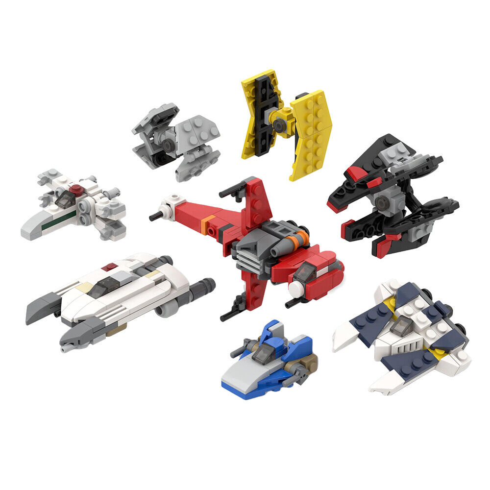 Custom MOC: C9018 8-in-1 Rebels Ships Micro Scenes Model 368 Parts-ZITIANYOUBUILD