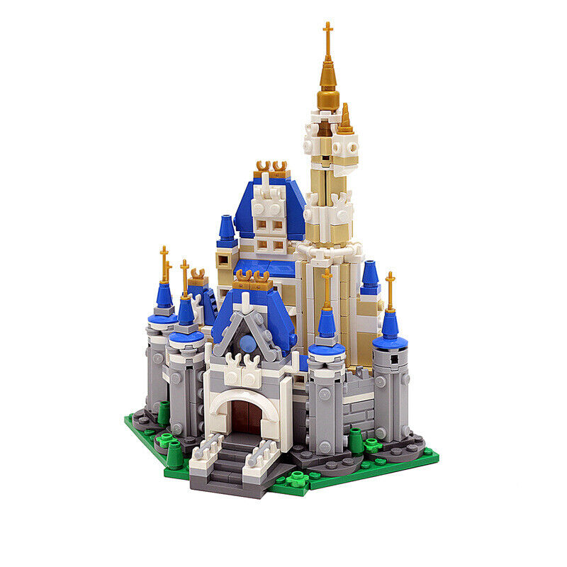 MOC-12492 A Miniature Sized Castle Landmark Symbol of Theme Park 425 Parts-ZITIANYOUBUILD