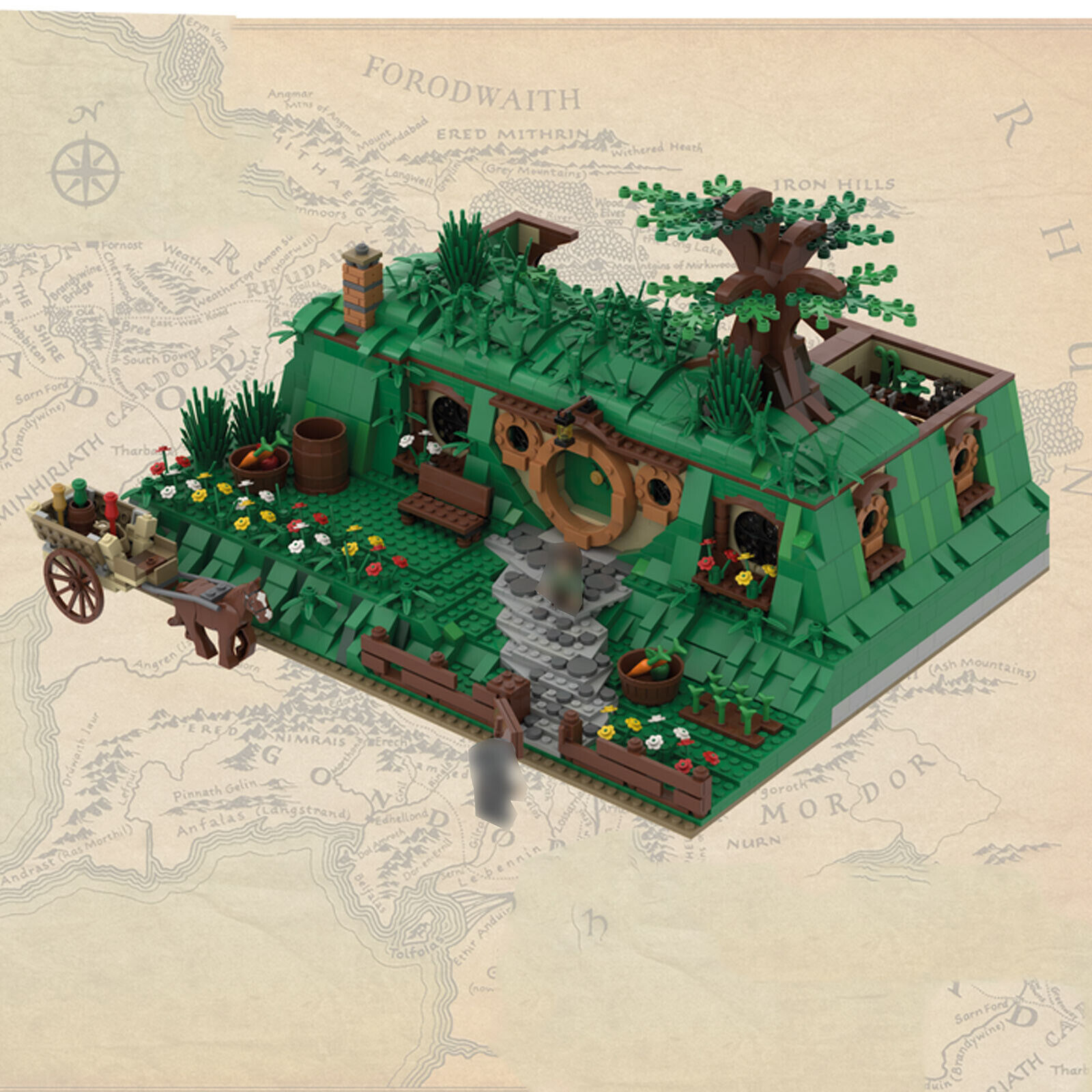 C5983 Iconic Tavern Cave with Interior 2370 Parts for Collection from Movie-ZITIANYOUBUILD