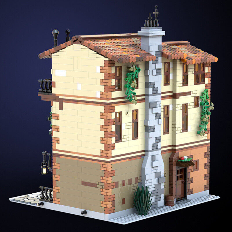 MOC-131698 Modular Building with Medieval Style Balcony, Dining Room and Kitchen-ZITIANYOUBUILD