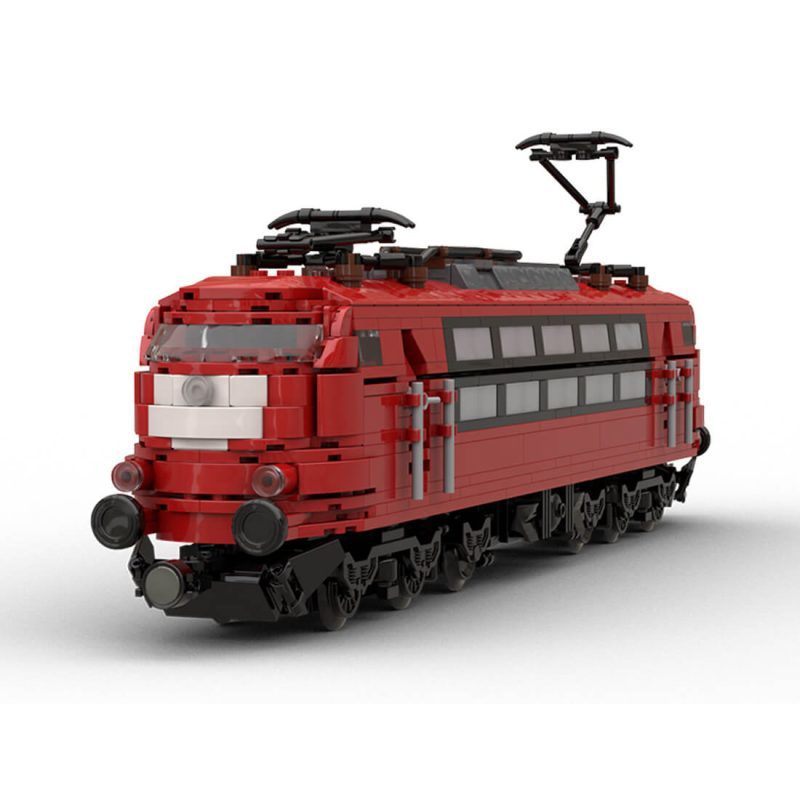 Custom MOC-77293 BR 103 Locomotive Red (8 studs wide) 1381 Pieces
