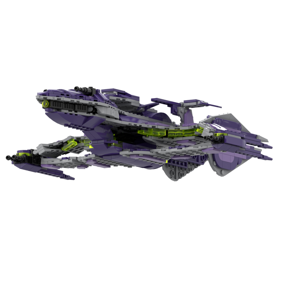 MOC-145557 White Star A Class Of Advanced Warship Model Spaceship Fleet Ship from TV Series 576 Parts