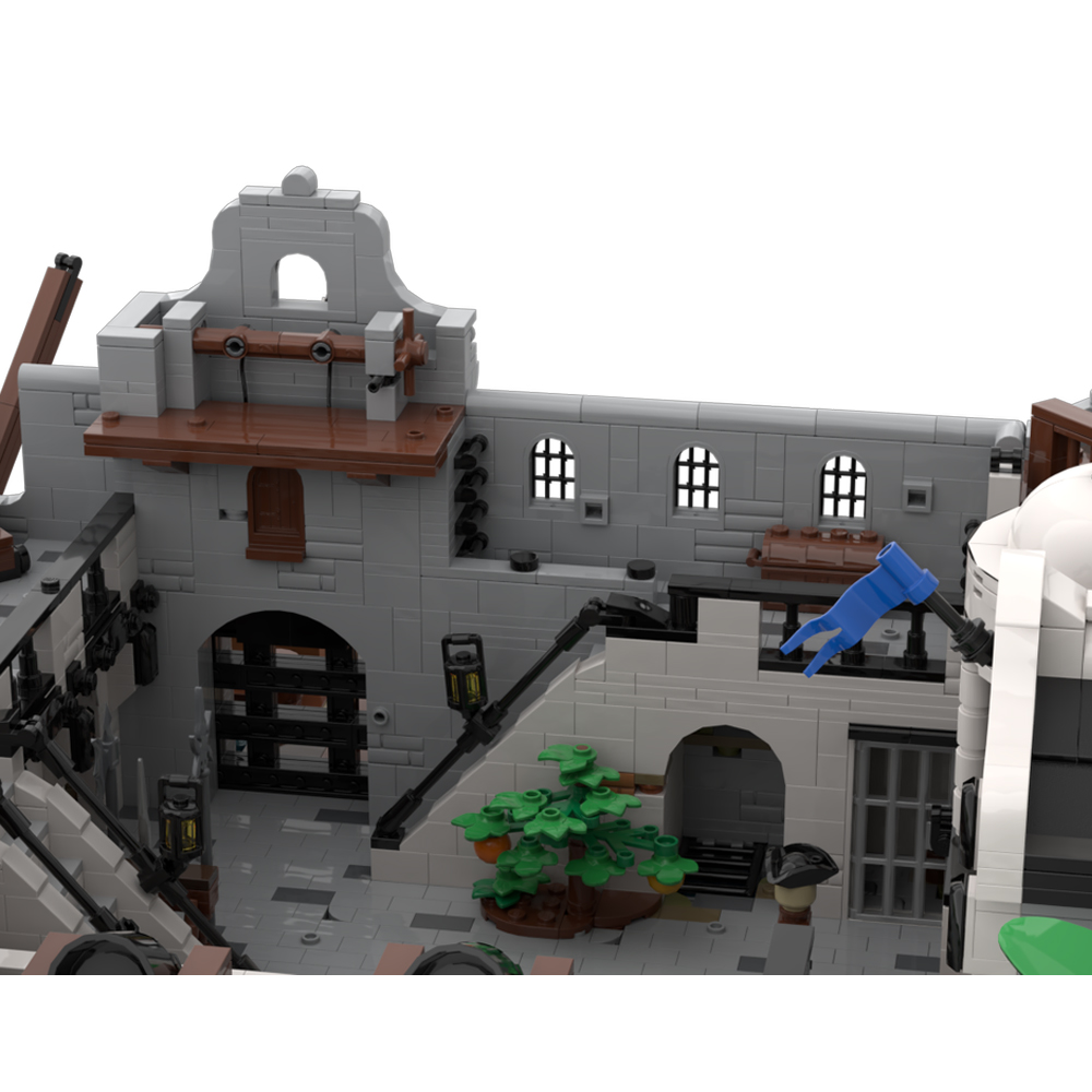 ZITIANYOUBUILD Pirates General Headquarters Forteresse avec carré