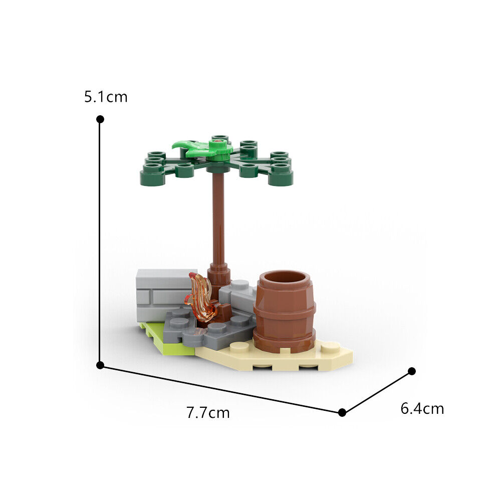 C807802 A Dungeon-like Puzzles Room Model 697 Parts Building Toys Set-ZITIANYOUBUILD