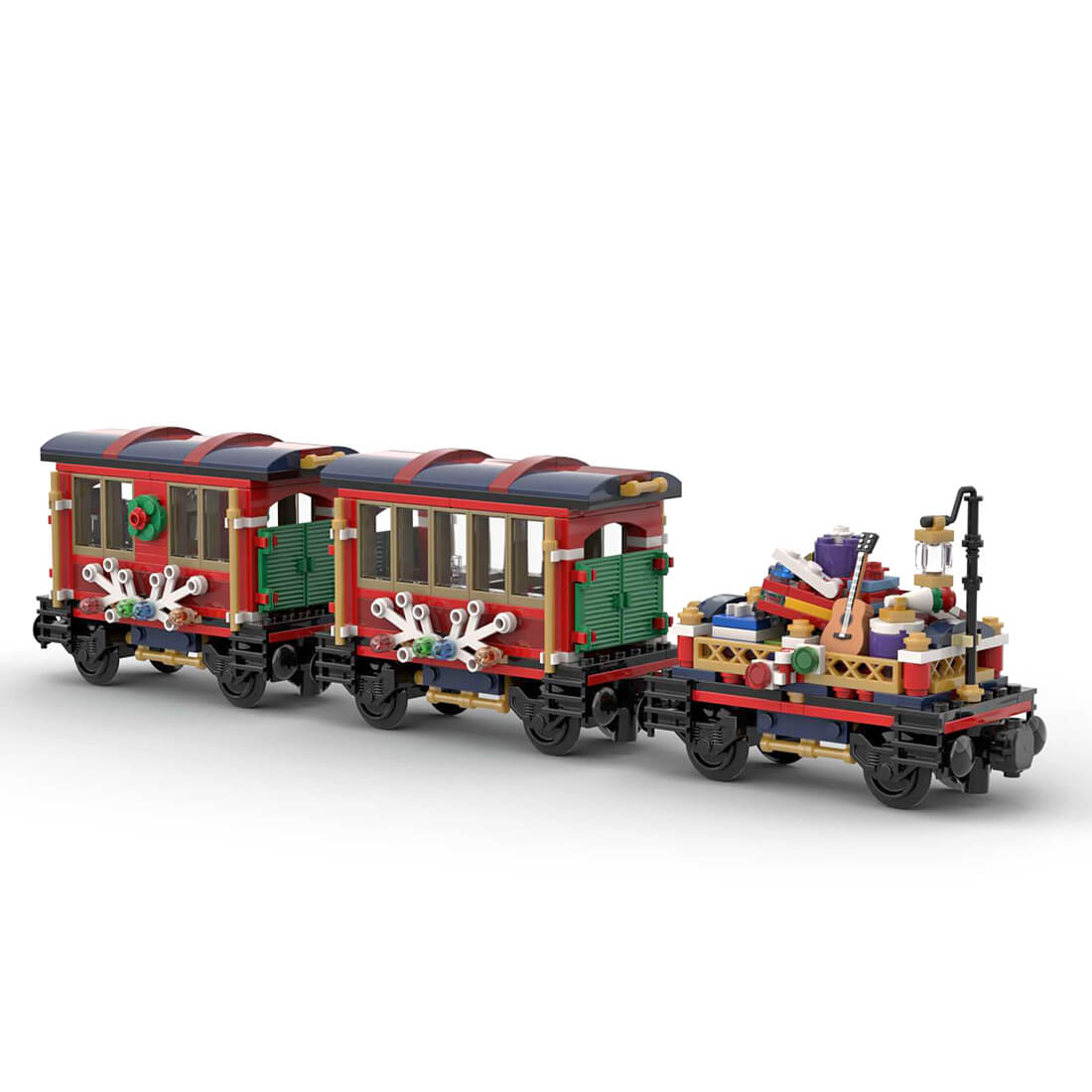 Custom MOC-79236 10254 Additional Carriages 575 Parts Toys Gift for Christmas-ZITIANYOUBUILD