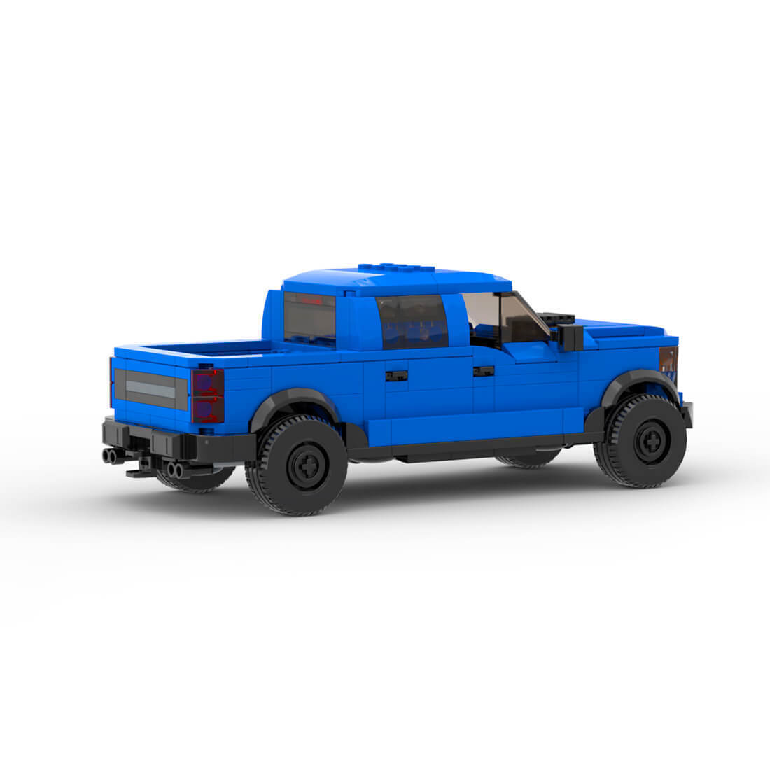 Custom MOC-113533 Off-Road Vehicle Model(Blue) 457 Parts Kids Gift for Christmas-ZITIANYOUBUILD