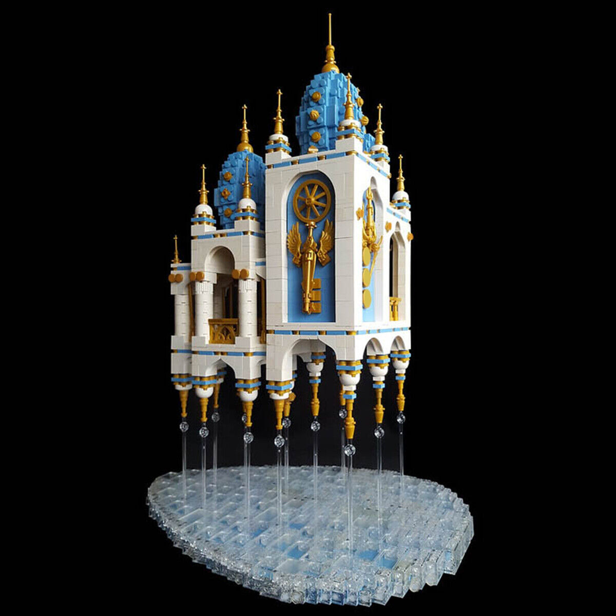 C4203 Floating Castle Model Building Toys Set with Instructions 3210 Parts-ZITIANYOUBUILD