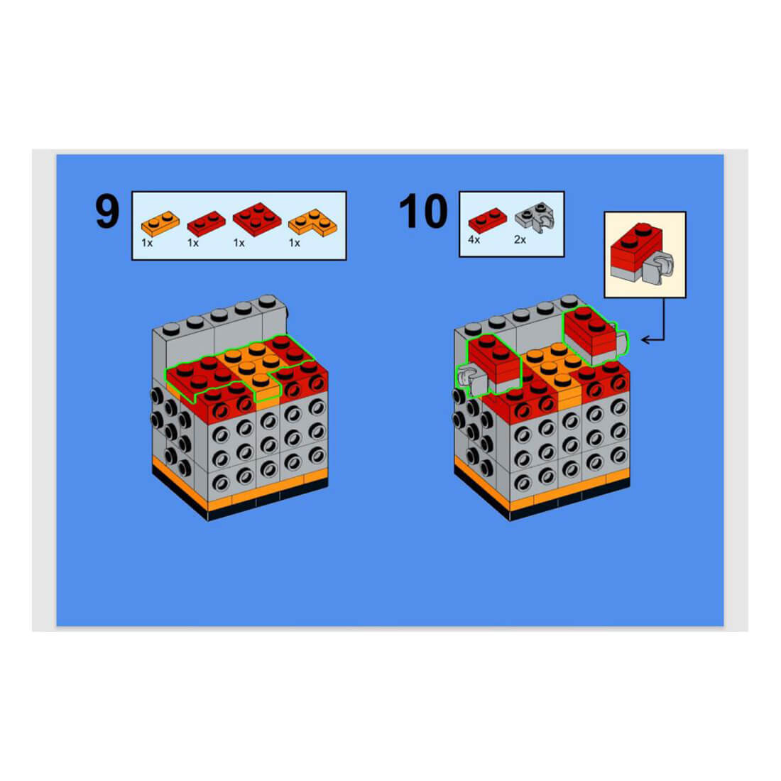 Custom MOC-131630 Christmas Figure Building Blocks Set 373 Parts for Christmas-ZITIANYOUBUILD